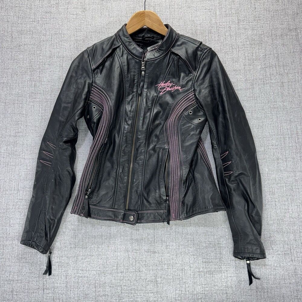 Harley Davidson Jacket Women's Small Motorcycle Biker